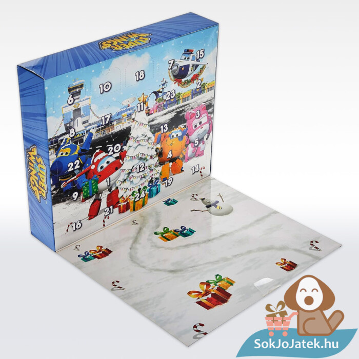 Super Wings: Adventi Kalendárium, 24 db figurával lenyitva