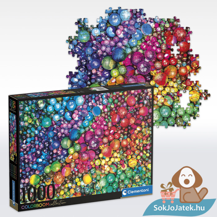 Üveggolyók (Marbles) puzzle, 1000 db (Clementoni ColorBoom Collection 39650)
