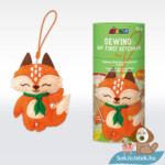 Varrj plüss barátot: Varrható plüss róka kulcstartó (Avenir)