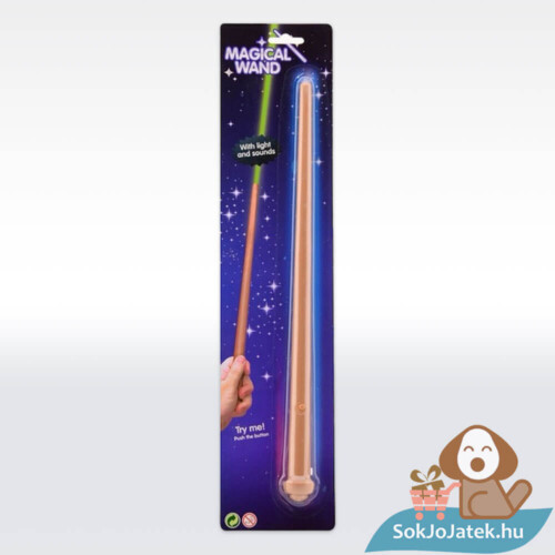 Világító varázspálca, hanggal (35 cm)