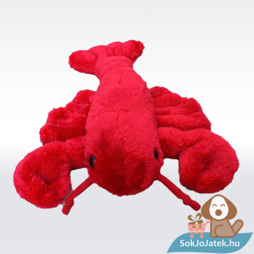 Vörös színű plüss rák (22 cm)