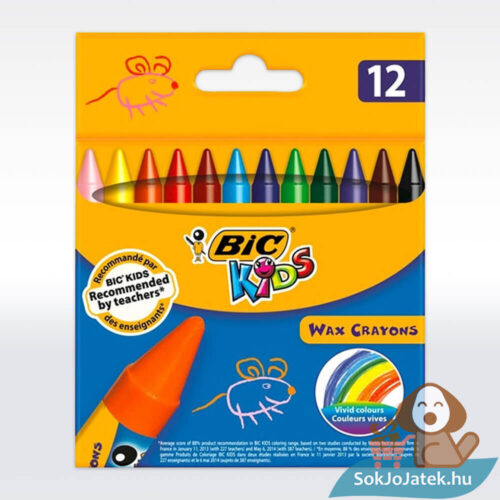 BIC Kids: 12 darabos zsírkréta szett