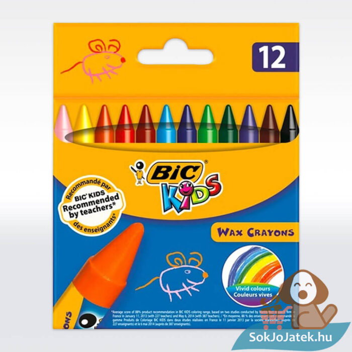 BIC Kids: 12 darabos zsírkréta szett