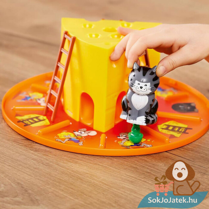 Cat & Mouse: Izgalmas macska-egér társasjáték cica figurája (Ravensburger)