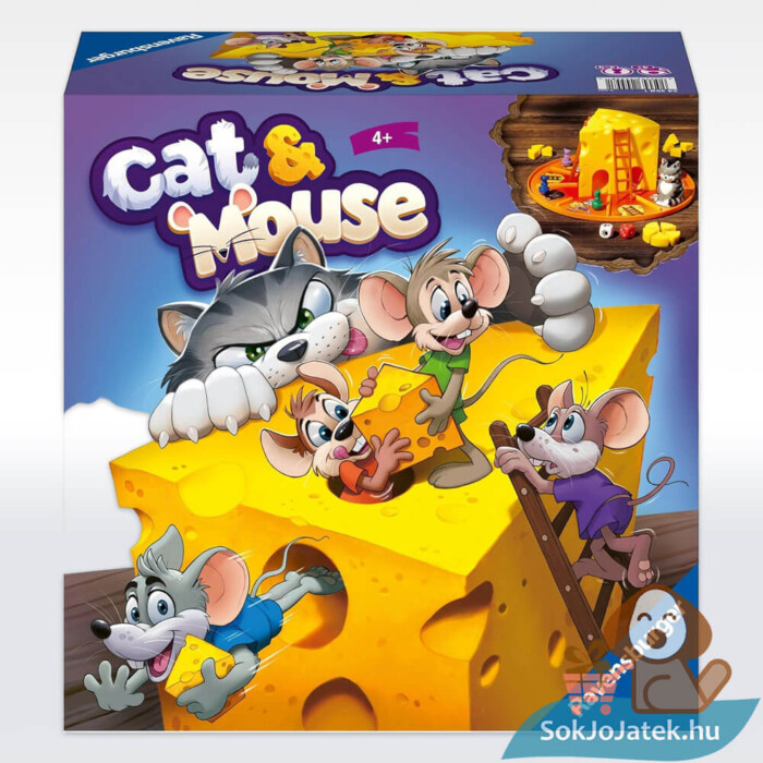 Cat & Mouse: Izgalmas macska-egér társasjáték doboza (Ravensburger)