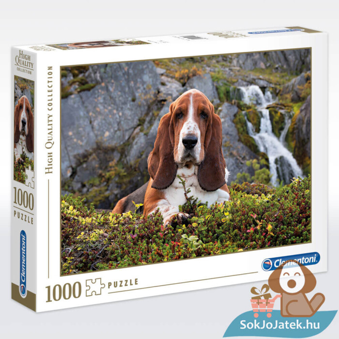 Charlie Brown Beagle kutyás puzzle doboza, 1000 db (Clementoni 39511)