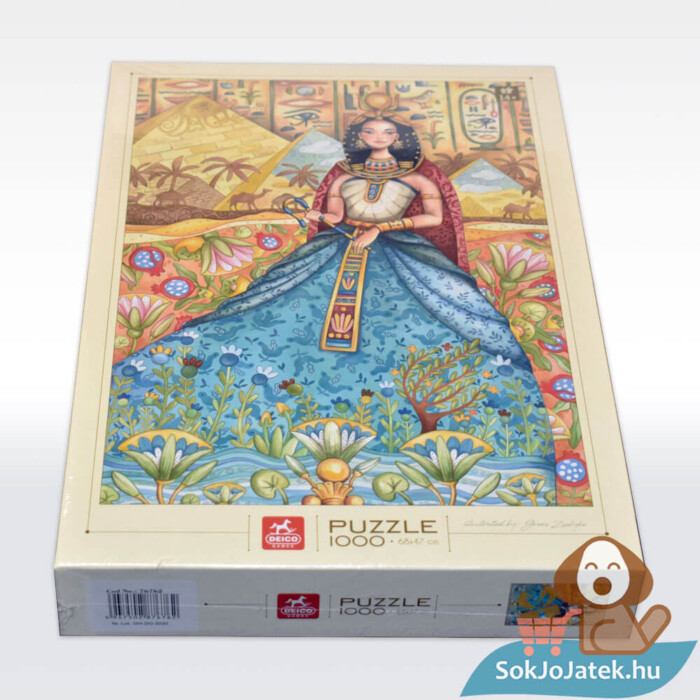 Cleopátra: Groos Zselyke puzzle fektetve (D Toys 76762)