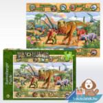 Dinoszauroszok világa puzzle, 100 db (Ravensburger)