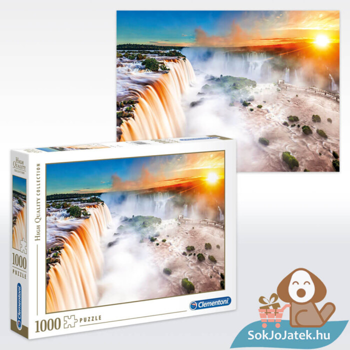 Iguazu vízesés puzzle, 1000 db (Clementoni 39385)