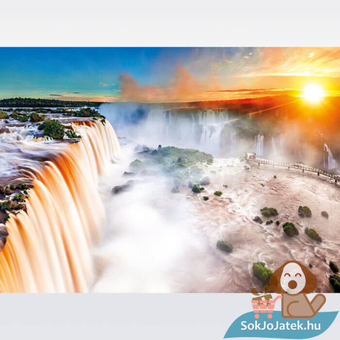 Iguazu vízesés puzzle képe, 1000 db (Clementoni 39385)