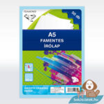 Írólap: A5-ös, famentes (50 db)