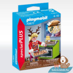 Karácsonyi pékség, ajándék sütemény kiszúróval (Playmobil 70877)