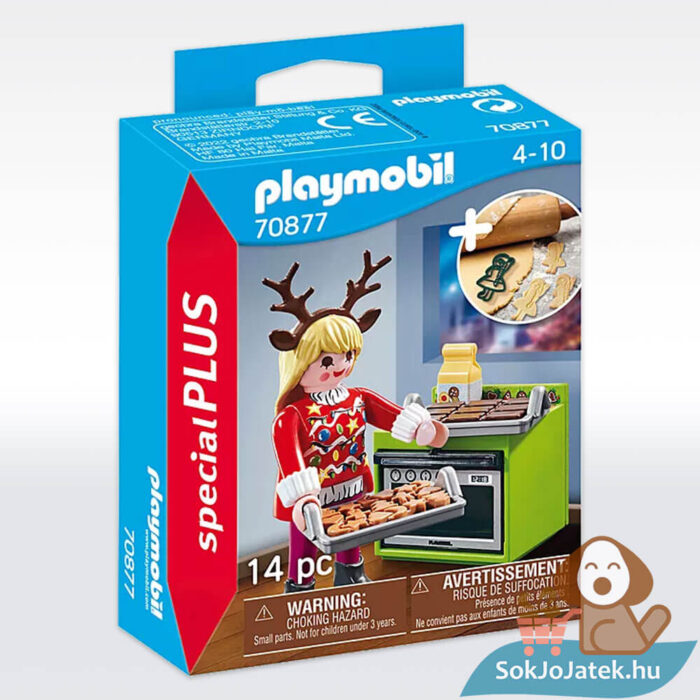 Karácsonyi pékség, ajándék sütemény kiszúróval (Playmobil 70877)