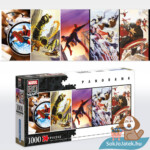 Marvel panoráma puzzle: 80 éves jubíleumi kiadás, 1000 db (Clementoni 39546)