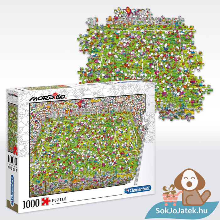 Mordilló, a meccs puzzle, 1000 db (Clementoni 39537)