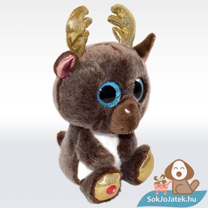 Nici: Cocoa-Fee csillogó szemű karácsonyi plüss rénszarvas jobbról, 15 cm (Glubschis)