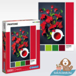 Pantone 186: Hibiszkusz tea puzzle, 1000 db (Clementoni 39494)