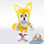 Sonic: Tails, a sárga színű kétfarkú plüss róka (30 cm)
