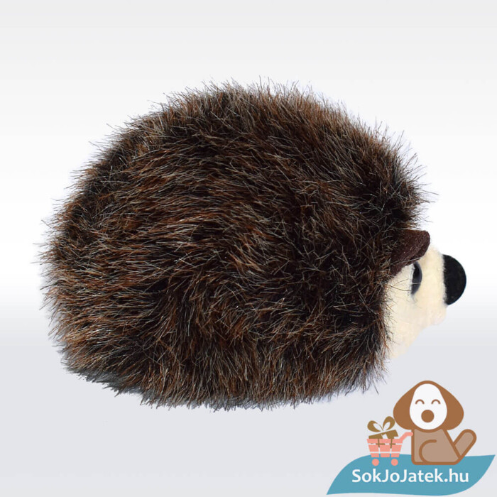 Sün bébi plüss oldalról (10 cm)