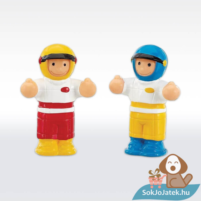Turbó lendkerekes versenyautók figurái (2 db) valósághű motorhanggal (Wow Toys)