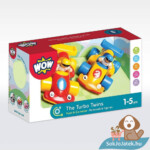 Turbó lendkerekes versenyautók (2 db) valósághű motorhanggal (Wow Toys)
