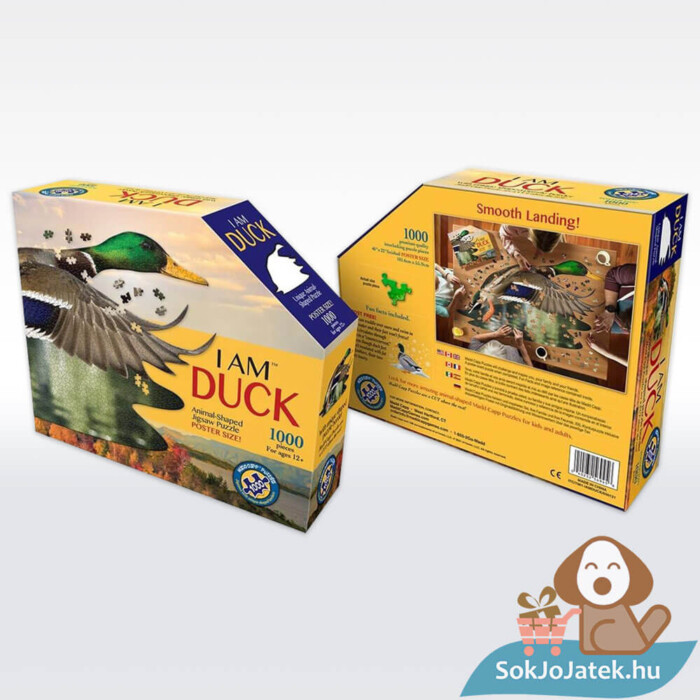 Vadkacsa forma puzzle doboza, 1000 db (Wow Toys 7001)