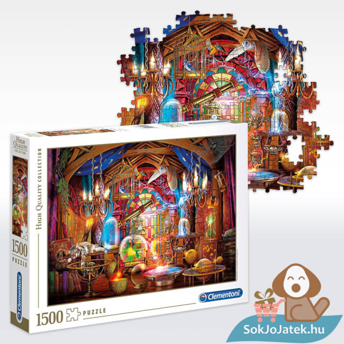 Varázslók műhelye puzzle, 1500 db (Clementoni 31813)