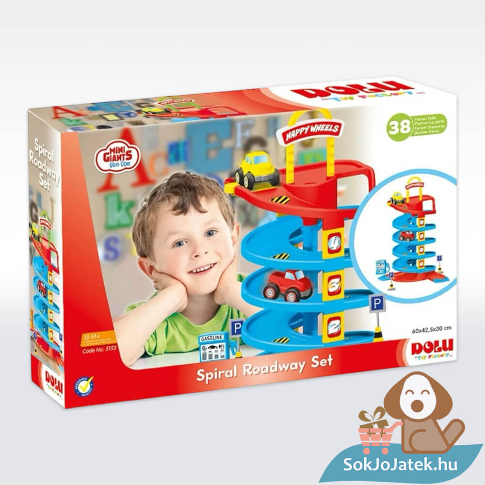 38 részes autópálya spirál (60 cm magas)