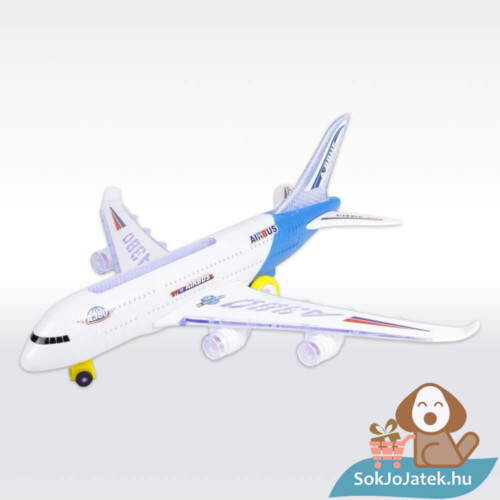 Airbus A380 elemes repülő fénnyel és hanggal (38 cm)