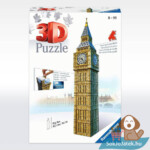 Big Ben, London, 216 db-os 3D puzzle (Ravensburger 12554)