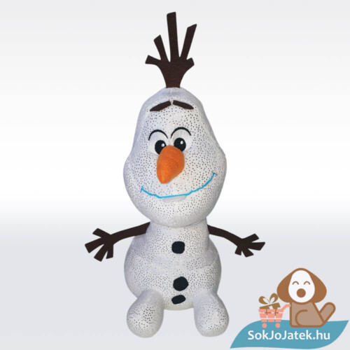 Jégvarázs: Olaf plüss, a hóember figura (30 cm)