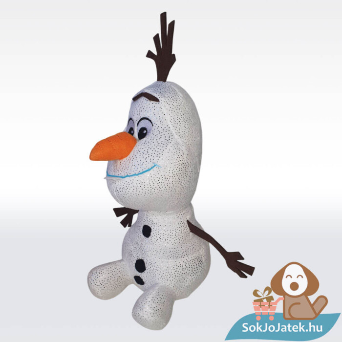 Jégvarázs: Olaf plüss, a hóember figura balról (30 cm)