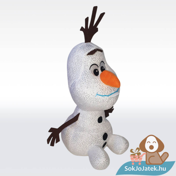 Jégvarázs: Olaf plüss, a hóember figura jobbról (30 cm)