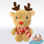 Klasszikus karácsonyi rénszarvas plüssfigura, 15 cm (Keel Toys)