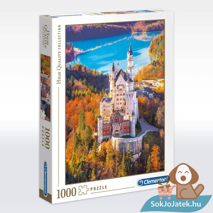 Neuschwanstein puzzle doboza, 1000 db-os (Clementoni 39382)