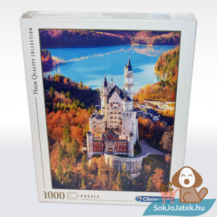 Neuschwanstein puzzle doboza előről, 1000 db-os (Clementoni 39382)