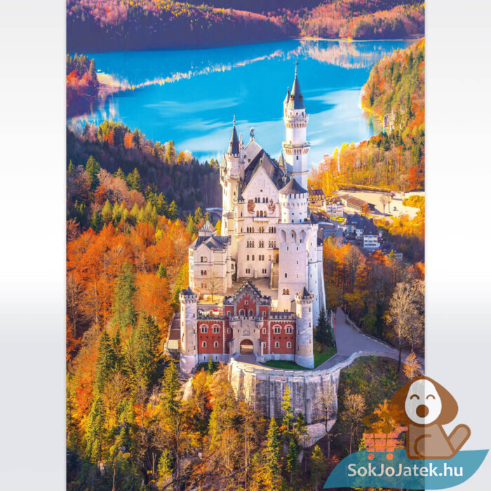 Neuschwanstein puzzle képe, 1000 db-os (Clementoni 39382)