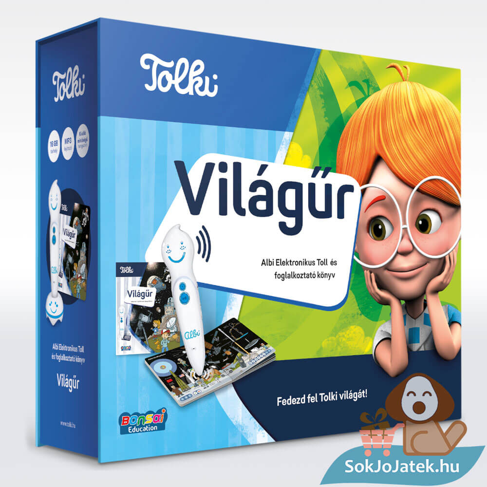 Tolki: Világűr szett, Interaktív foglalkoztató könyv készlet, beszélő tollal