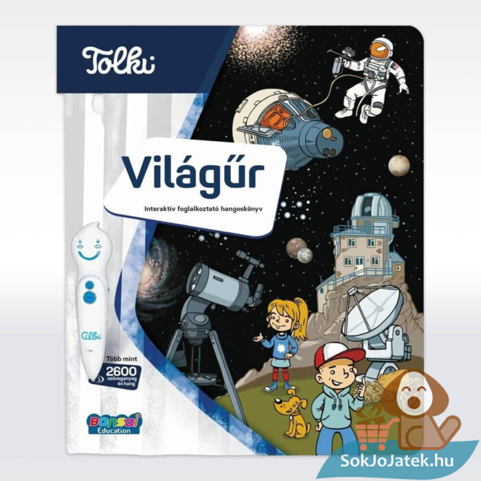 Tolki: Világűr szett, Interaktív foglalkoztató könyv készlet előről