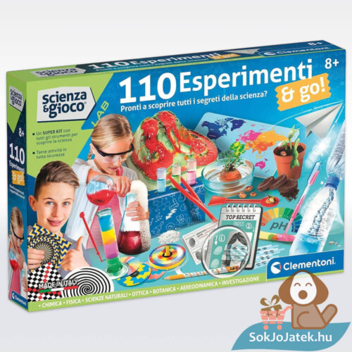 110 kísérlet tudományos készlet (Clementoni)