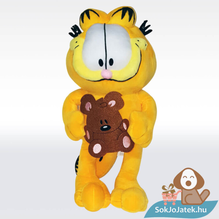 Garfield: Garfield plüss macival előről (28 cm)