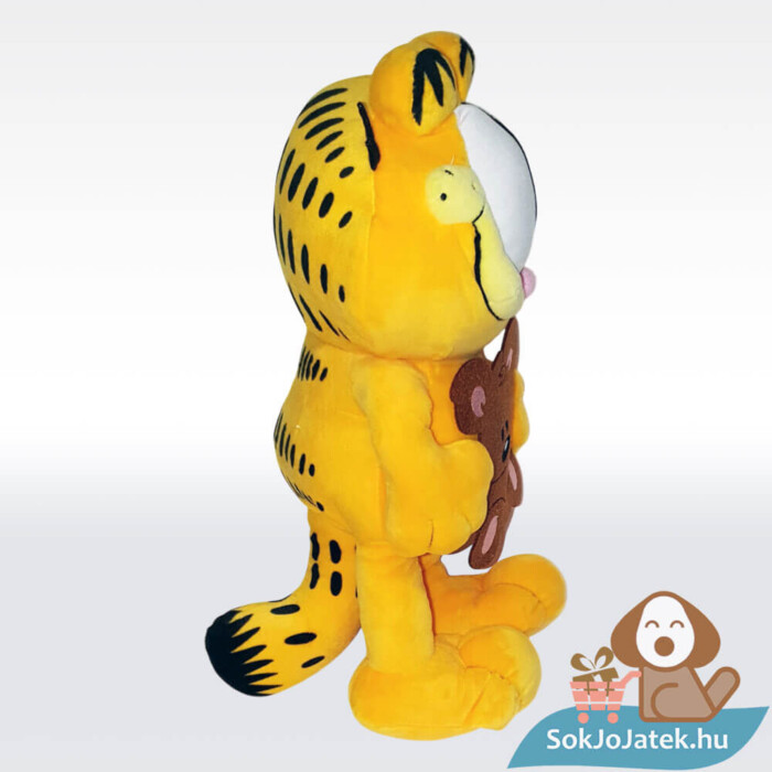 Garfield: Garfield plüss macival oldalról (28 cm)
