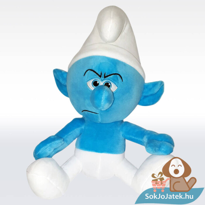 Hupikék törpikék: Dulifuli, ülő plüss (23 cm)