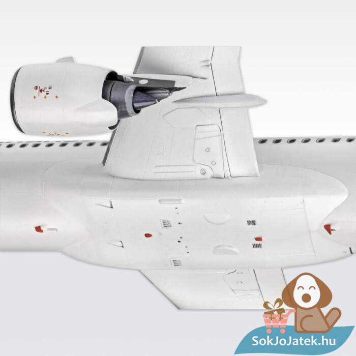 Lufthansa Airbus A320 Neo 1:144 makett készlet alja, festékkel, ragasztóval (Revell 63942)