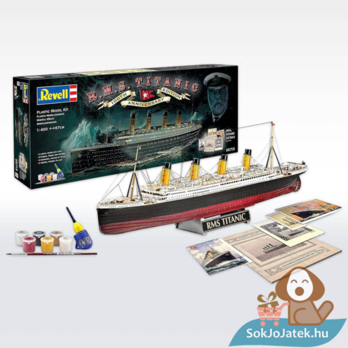 R.M.S. Titanic, 100th Anniversary Edition 1:400 makett készlet, festékkel, ragasztóval (Revell 05715)