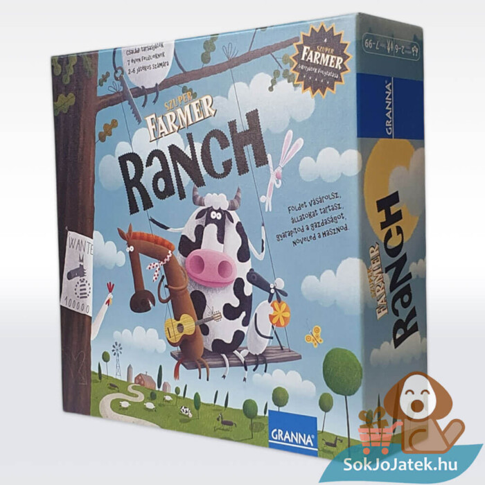 Szuper Farmer: Ranch társasjáték balról (Granna)