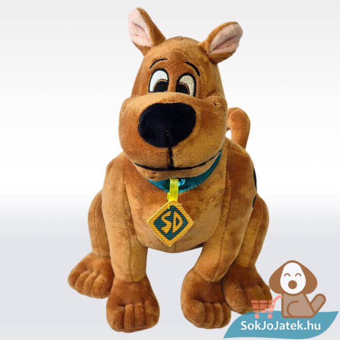Scooby Doo: 28 cm-es Scooby Doo plüss kutya előről