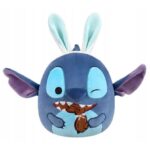 Lilo és Stitch: Párna alakú Stitch plüss csokinyuszival, 20 cm (Squishmallows)