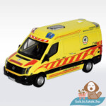 Bburago: Magyar Mentőautó makett esetkocsi, 1:50 (Volkswagen Crafer)