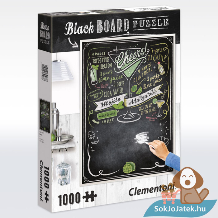 Black Board puzzle doboza: Cheers, 1000 db (Clementoni 39467)